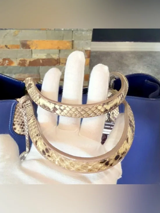 Christian Dior Python Vertical Addict Tote Bag - Picture 9 of 16